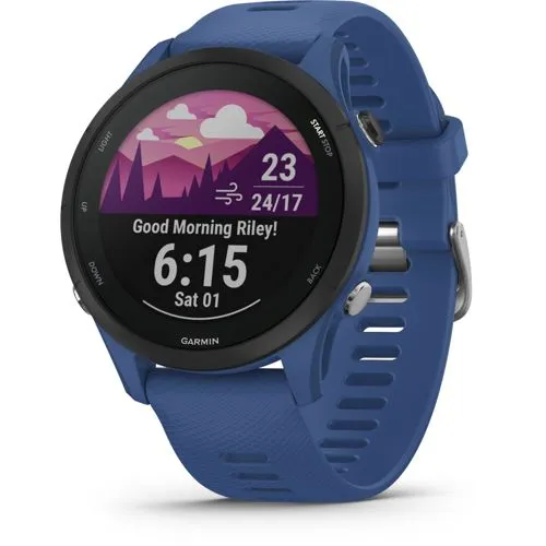 GARMIN FORERUNNER 255 - Smartwatch 22 mm in Tidal Blue, ideal für Sportler und Fitness-Enthusiasten