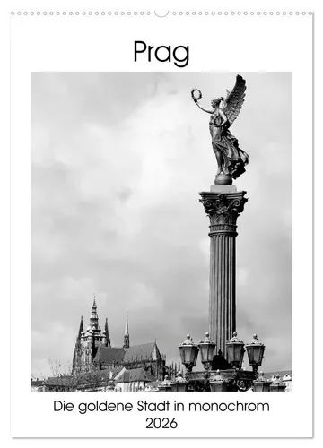 Happyroger Happyroger | Prag - Monochromer Wandkalender 2025 - Erleben Sie die Schönheit Prags in monochromen Bildern. 14 Seiten voller Kunst, ideal für jeden Raum. Ein stilvoller Kalender für Kunstliebhaber und Reisefans.