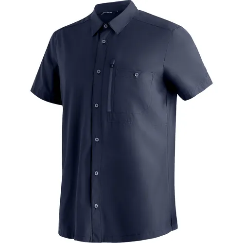 Maier Sports Herren Magos Hemd (Größe S, blau)