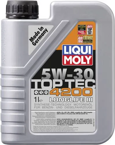 Liqui Moly Motoröl Top Tec 4200 5W-30 New Generation 3706 in braun von LIQUI MOLY