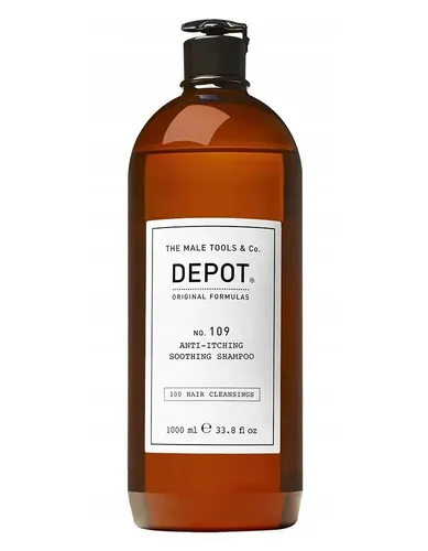 Depot No.109 Anti-Itching Soothing Shampoo 1000ml - Shampoo für alle Haartypen, beruhigt die Kopfhaut und lindert Juckreiz, ideal für empfindliche Haut.