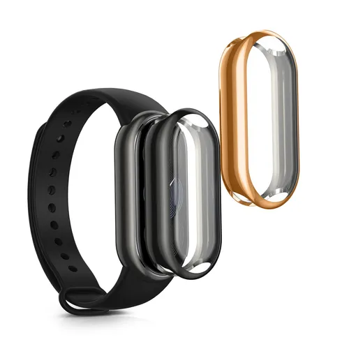 2x Silikon Hülle für Xiaomi Mi Band 9 Smart Band 9 Schutzhülle