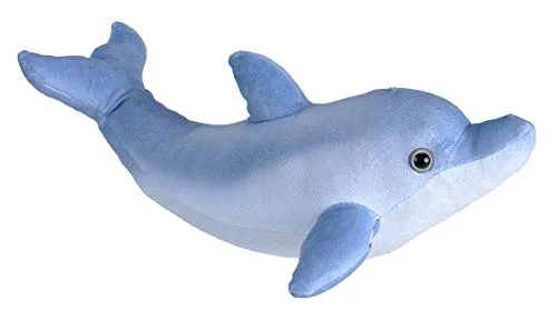 Wild Republic Living Ocean Mini Großer Tümmler, Wal-Kuscheltier, Schlaftier für Babys, Gastgeschenk für die nächste Babyparty, Füllung und Stoff aus recycelten Wasserflaschen, 30 cm