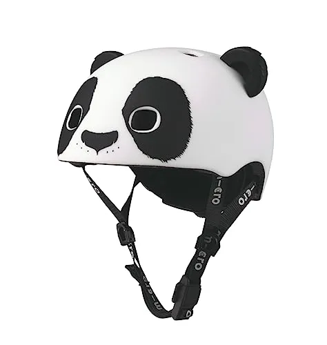 Micro Kinderfahrradhelm Panda 3D