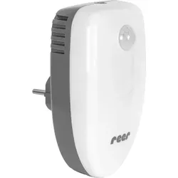 reer PureAir Raumluft-Reiniger, 2in1, Luftreiniger, Ionisator, Luftfilter, Nachtlicht, Bewegungssensor, 94010 - Grau