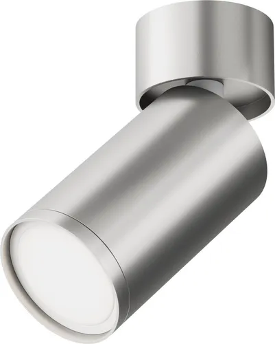 Spot Lampe Aluminium GU10 B: 5,2 cm verstellbar in Silber matt Strahler