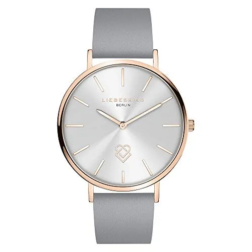 Liebeskind LT-0253-LQ Damenuhr - Elegante Armbanduhr mit Edelstahlgehäuse und hochwertigem Echtlederband. Das Easy-Change-System ermöglicht einen schnellen Bandwechsel, ideal für stilbewusste Frauen.