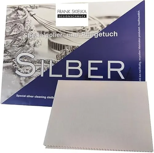Silberputztuch für Schmuckreinigung – Wiederverwendbares Poliertuch mit Anlaufschutz
