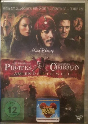 Pirates of the Caribbean 3: Am Ende der Welt - Jerry Bruckheimer DVD NEU - Abenteuer- und Actionfilm aus dem Disney-Franchise, mit Stars wie Johnny Depp und Geoffrey Rush. Erlebe die epische Reise in High-Definition auf DVD!