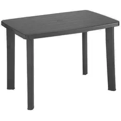 Mojawo Gartentisch Anthrazit 100x70x72cm