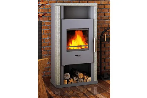 Wamsler Kaminofen Yuna KF 108-40 Naturstein 6kW - Eleganter Kaminofen mit Natursteinelementen, ideal für gemütliche Abende. Hohe Effizienz und ansprechendes Design machen ihn zum Blickfang in jedem Raum.