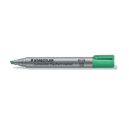 Lumocolor® Flipchart-Marker grün Keilspitze 2-5 mm nachfüllbar