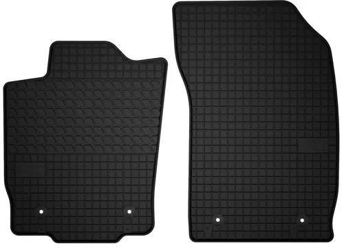 Gummi Fußmatten Vorne für Audi A1 8X Bj. 2010-2018  Passgenau Schwarz