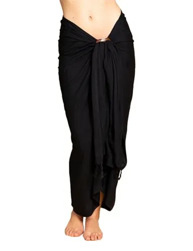 PANASIAM Pareo Sarong in schwarz von PANASIAM