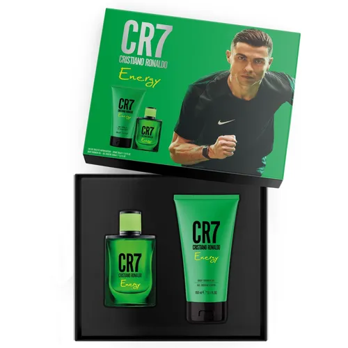 Cristiano Ronaldo CR7 Energy Geschenkset Eau de Toilette 30ml + Shower Gel 150ml - Geschenkset mit Eau de Toilette und Duschgel, ideal für Fußballfans. Erleben Sie den erfrischenden Duft von Lavendel und Zitrusnoten – perfekt für den täglichen Gebrauch.