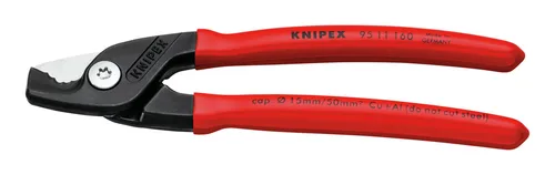 Knipex 95 11 160 Kabelschere - Kabelschneider für präzises Schneiden von Kabeln, mit ergonomischem Griff für komfortable Anwendung und optimale Schneideleistung.