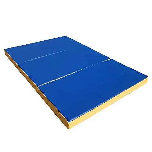 NiroSport Weichbodenmatte 150 x 100 x 8 cm - Klappbare Gymnastikmatte für sicheren Fallschutz - Weichbodenmatte für Turnen und Kampfsport, abwaschbar und rutschfest. Hohe Qualität und Langlebigkeit, ideal für Schulen und Sporteinrichtungen.