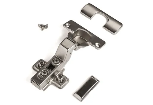 SO-TECH® Türbeschlag Topfband T52 Scharnier (1 St), Gedämpft mit Kreuzplatte, Abdeckungen und Schrauben