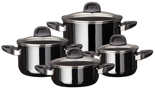 Silit Silargan® Modesto Topf-Set 4-teilig, Black von Silit