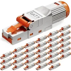 CAT7 LSA Feldanschlussstecker 10Gbps - Hochwertiger CAT7 LSA Feldanschlussstecker mit abgeschirmtem Design für zuverlässige Datenübertragungen bis 10Gbps. Ideal für professionelle Netzwerkanwendungen und einfache Installation.