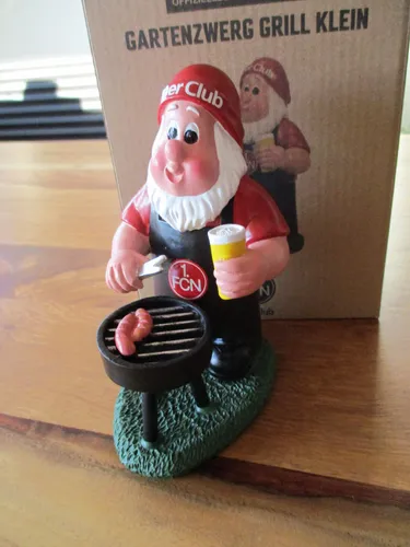 1. FC Nürnberg Gartenzwerg Grill klein