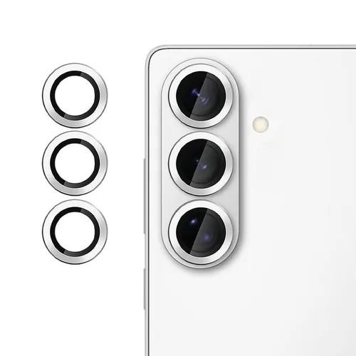 Kamera Schutzglas Linsenschutz für Samsung Galaxy S26 9H Hartglas HD Silber