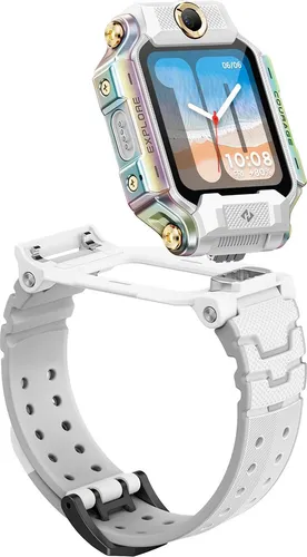 IMOO Watch Phone X10 - Weiße Smartwatch für Kinder mit Flip-Design - Entdecken Sie die IMOO Watch Phone X10, eine innovative Smartwatch für Kinder mit Dual-Kamera, 4G-Konnektivität und robustem IP68-Gehäuse. Ideal für Sicherheit und Kommunikation – perfekt für aktive Kinder!