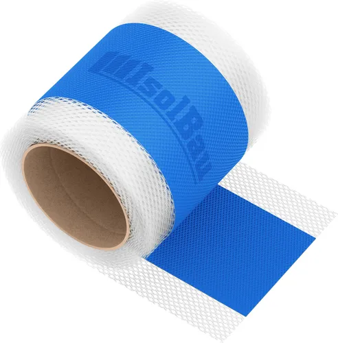 Isolbau Dichtband P2 Blau - 5 m Abdichtband Wasserdichtes Dichtungsband für Sanitär, Dusche, Bad, Fliesen, Balkon und Terrasse, Abdichtung für Innen- & Außenbereich Isolierung - 120 mm