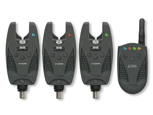 CORMORAN Pro F-2000 Funkbissanzeiger-Set Blau Rot Grün 3+1Stk.