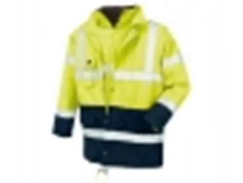 Warnschutz-Parka Calgary XXL - Wasserdicht & Winddicht - Arbeitsjacke in leuchtendem Gelb, zertifiziert nach EN340 und EN471, mit hochwertiger 3M Reflexstreifen für optimale Sichtbarkeit und Sicherheit bei der Arbeit.