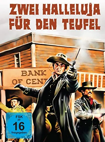Zwei Halleluja für den Teufel - Mediabook Cover A (Blu-ray+DVD) - Limitiertes Mediabook mit Blu-ray und DVD, ideal für Sammler. Erleben Sie den Western-Klassiker in hochwertiger Aufmachung und genießen Sie die fesselnde Geschichte!