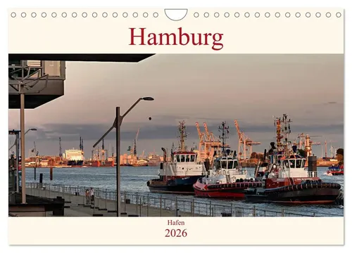 Heinz Pompsch | Hamburg Hafen (Wandkalender 2026 DIN A4 quer), CALVENDO...