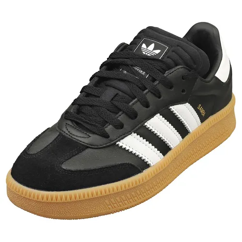 adidas Samba XLG - Bequeme Sneaker aus Leder & Textil in Schwarz-Weiß - 36 EU - Sneaker für Unisex mit hochwertigem Leder und Textil, ideal für den Alltag und Berufskleidung, mit bequemer Innensohle und robustem Gummi-Laufsohle.