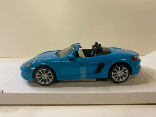 Porsche 718 Boxter, Bburago Modell Modellauto 1:24 blau