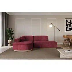 ALTDECOR Ecksofa ARRIO-L1 – Praktische U-Form Couch - Moderne Eckcouch in L-Form mit hohem Sitzkomfort und eleganter Holzbasis. Ideal für entspannte Abende mit Freunden und Familie. Robuste Materialien garantieren Langlebigkeit und Stabilität.