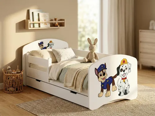 Happy Babies Kinderbett mit Rausfallschutz 140x70