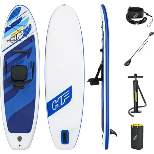 Bestway Hydro-Force SUP Allround Board-Set Oceana - Allround-SUP 305 x 84 x 12 cm, ideal für Flachwasser und kleine Wellen, inklusive Kajak-Sitz und Paddel für vielseitigen Einsatz.