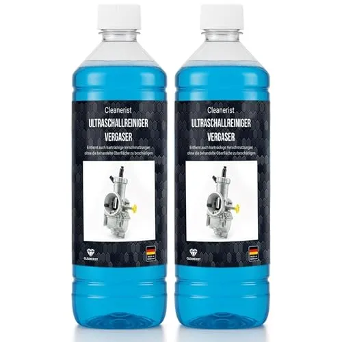 Cleanerist | 2L Ultraschallreiniger Werkstatt, Vergaser, Autoteile - Konzentrat für Ultraschallgeräte zur Kfz-Reinigung von Motoren, Bremsanlagen, Wellen, Pumpen, Düsen – gegen Schmutz, Öl & Fett