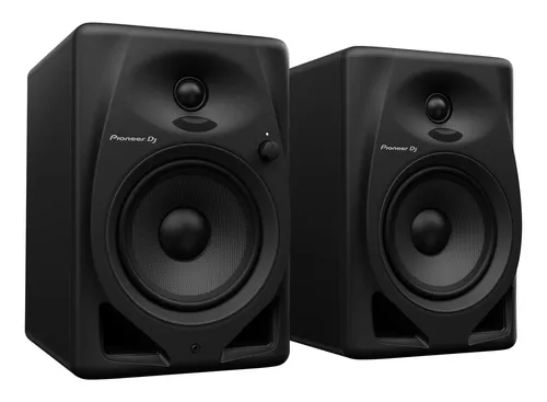 Pioneer DJ DM-50D - 5 Lautsprecher Stereo (50 W), kraftvoller Sound in elegantem Schwarz für DJs und Musikliebhaber