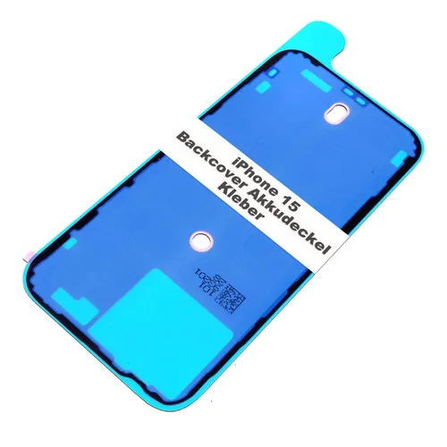 2x iPhone 15 Backcover Akkudeckel Kleber Klebestreifen Glue von IS-TECK