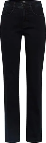BRAX Feel Good Style Carola CLEAN Dark Blue 36 - Jeans im Feminine Fit aus hochwertigem Baumwoll-Elasthan-Mix, mit dezenter Used-Optik für einen modernen Look.