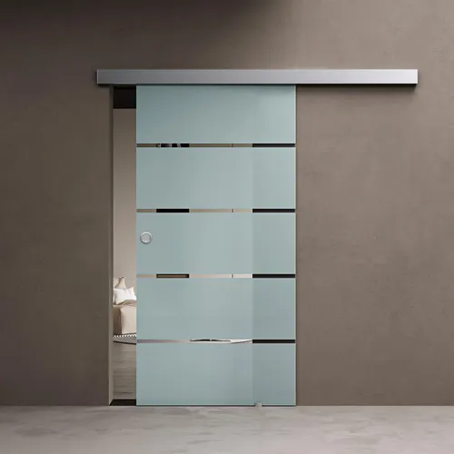 doporro Glasschiebetür Komplettset Amalfi-plus 11