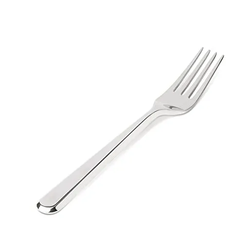 Alessi BG02/5 Amici 6 Stück Dessertgabel,Edelstahl 18/10 glänzend poliert