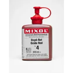 Mixol Abtönkonzentrat 200ml Nr. 4 - Oxyd-Rot von Mixol
