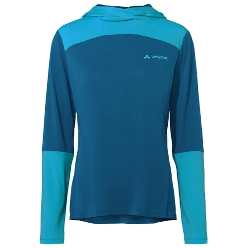 VAUDE Women's Tremalzo LS Radshirt – Atmungsaktiv und Schnelltrocknend in Blau XXL