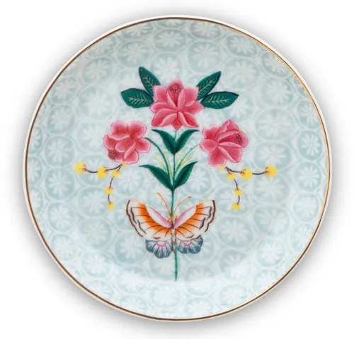 PiP Studio Teller Blushing Birds Teebeutelablage white 9 cm, Tea Tip Blushing Birds White 9cm