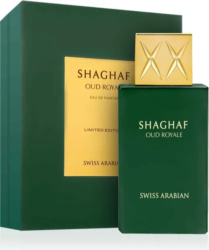 Swiss Arabian Shaghaf Oud Royale Limited Edition 75ml - Unisex Duft mit edlem Oud und süßer Tonkabohne, bietet ein faszinierendes und unvergessliches Dufterlebnis in einem eleganten 75 ml Flakon.