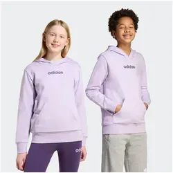 adidas Sportswear Kapuzensweatshirt J LIN FL HD lila 176 EU - Kinder-Sweater im sportlichen Design, aus weichem Baumwollmix für optimalen Tragekomfort und perfekten Look beim Sport oder in der Freizeit.