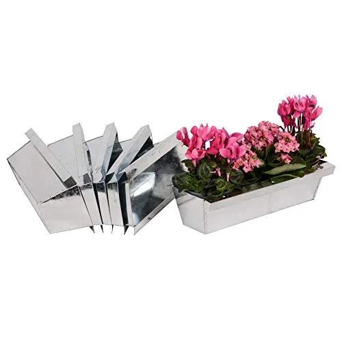 UNUS Blumenkasten mit Aufhängung Set Balkonkasten Einsatz passend für Europaletten für Blumen, Kräuter und Früchte 6 Stück 38cm