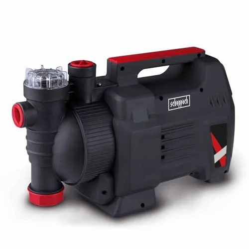 Hauswasserautomat Gp1100 JET LCD – Effiziente Wasserförderung - Wasserpumpen mit Fördermenge bis zu 3.800 l/h, Automatik-Modus und LCD-Monitor für einfache Bedienung und herausnehmbaren Vorfilter.